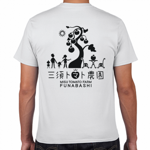 農園のスタッフTシャツをシルクスクリーンプリントTシャツで作成